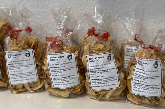 Žāvētu ābolu šķēlītes 